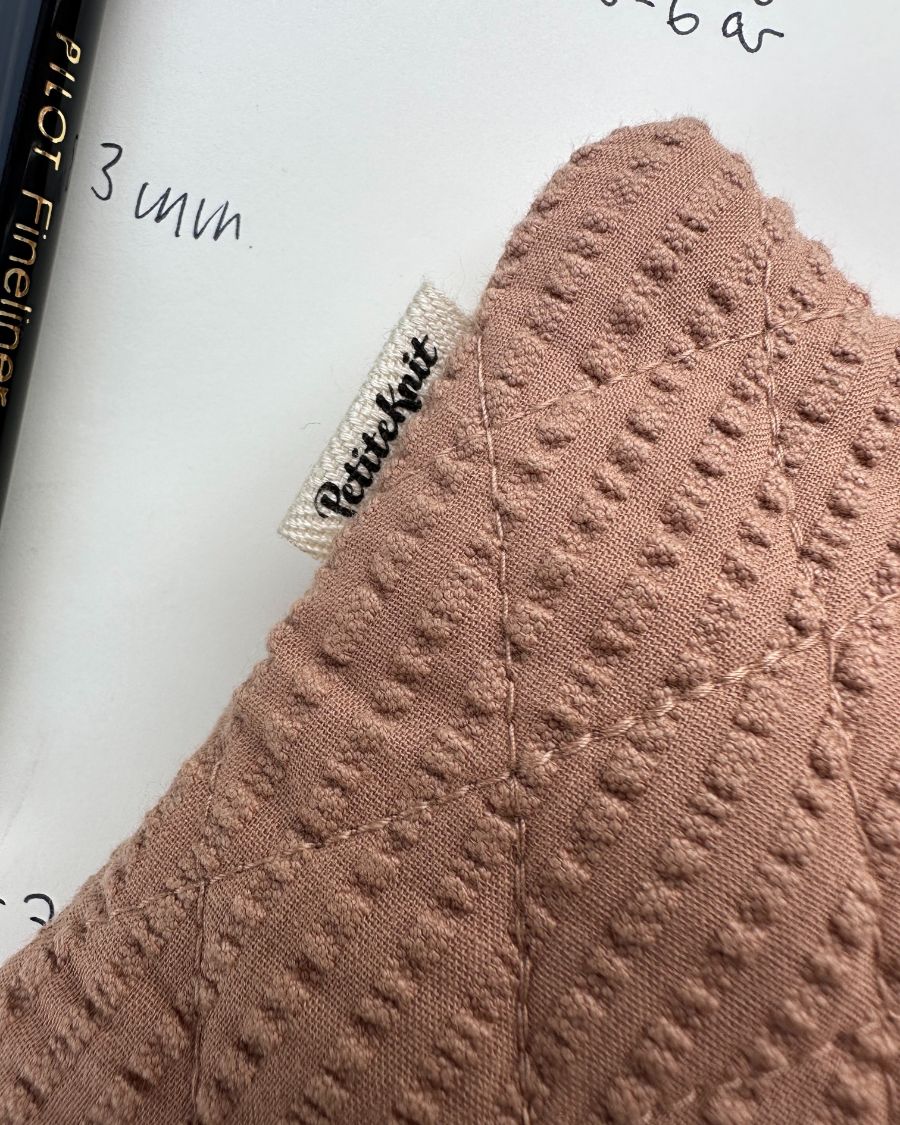 Knitter's Tool Purse - Praline Seersucker - Nordic Knit